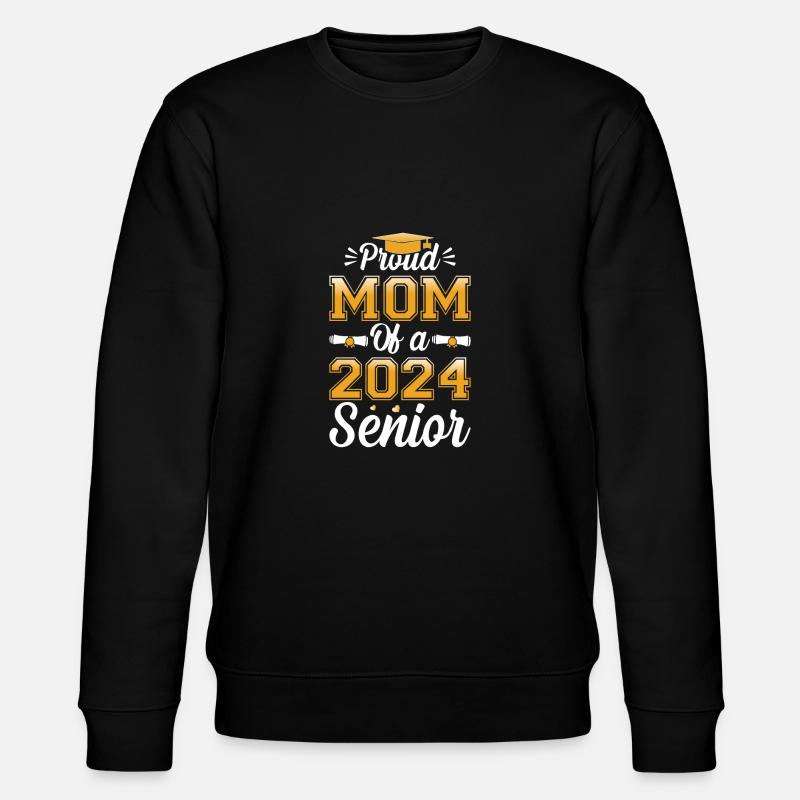 Lustige Stolze Mutter Eines Abschlussgeschenks - Stanley/Stella Unisex Bio-Sweatshirt CHANGER  - Schwarz