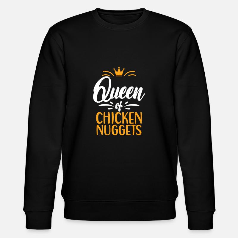 Chicken Nugget Geschenke - Stanley/Stella Unisex Bio-Sweatshirt CHANGER - Schwarz