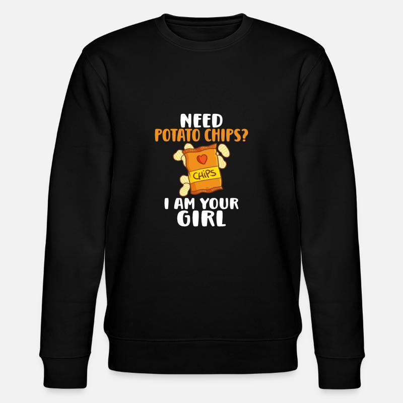 Cadeau de croustilles - Sweat bio CHANGER Stanley/Stella Unisexe - noir