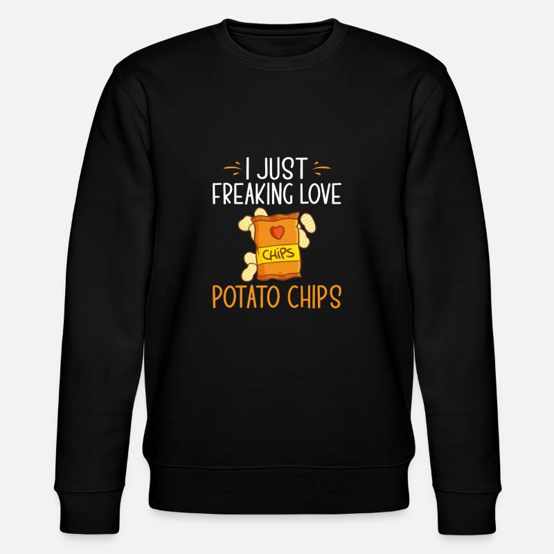 Cadeau de croustilles - Sweat bio CHANGER Stanley/Stella Unisexe - noir