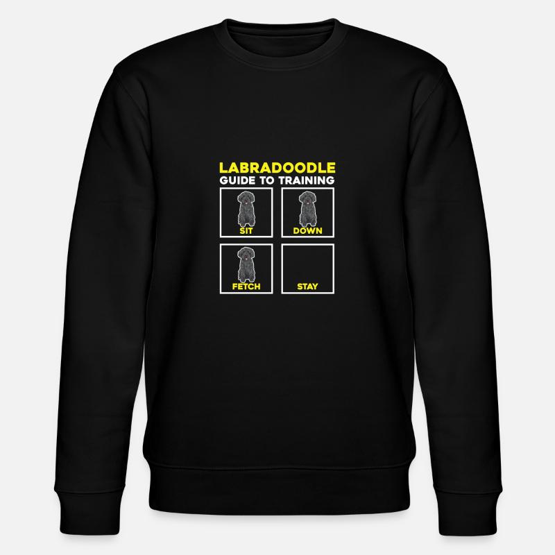 Labradoodle Chien - Sweat bio CHANGER Stanley/Stella Unisexe - noir