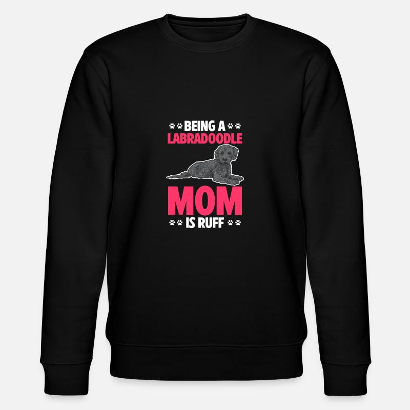 Labradoodle Chien - Sweat bio CHANGER Stanley/Stella Unisexe - noir