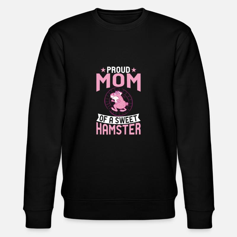 Hamster Lover Hamster Gift - Stanley/Stella CHANGER Unisex Organic Sweatshirt - black