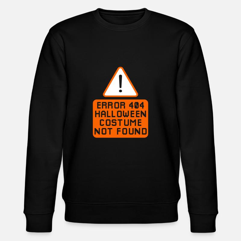 Fehler 404 Kostüm Nicht Gefunden - Stanley/Stella Unisex Bio-Sweatshirt CHANGER  - Schwarz