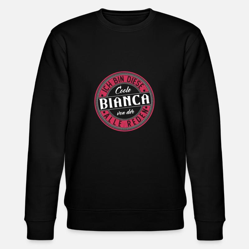 Bianca Geschenkidee Geschenk Geburtstag - Stanley/Stella Unisex Bio-Sweatshirt CHANGER  - Schwarz