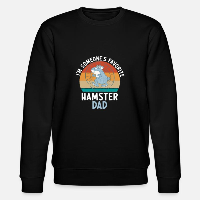 Hamster Lover Hamster Gift - Stanley/Stella CHANGER Unisex Organic Sweatshirt - black