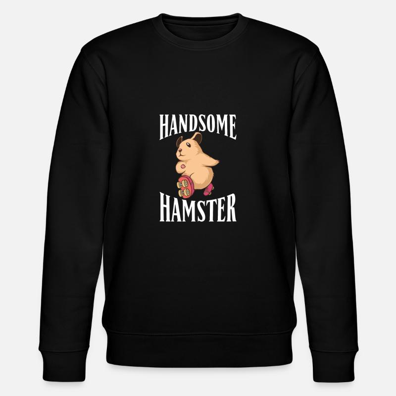 Hamster Liebhaber Hamster Geschenk - Stanley/Stella Unisex Bio-Sweatshirt CHANGER - Schwarz