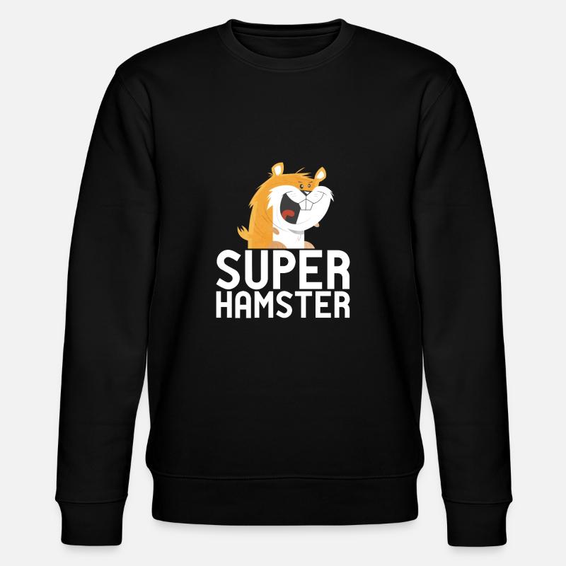 Hamster Lover Hamster Gift - Stanley/Stella CHANGER Unisex Organic Sweatshirt - black