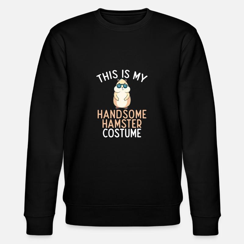Hamster Lover Hamster Gift - Stanley/Stella CHANGER Unisex Organic Sweatshirt - black