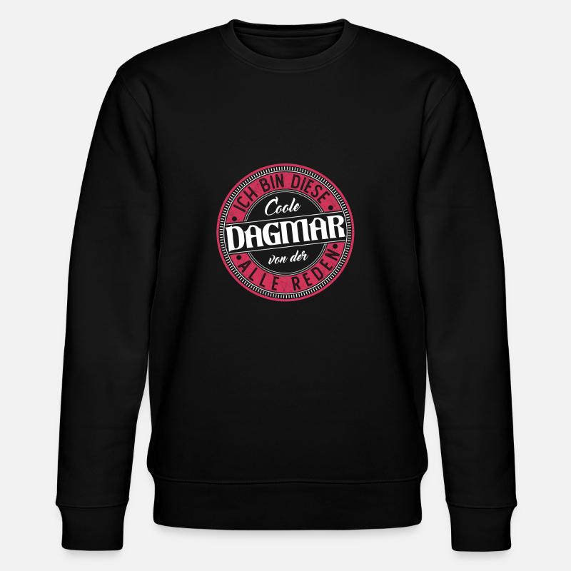 Dagmar Geschenkidee Geschenk Geburtstag - Stanley/Stella Unisex Bio-Sweatshirt CHANGER  - Schwarz