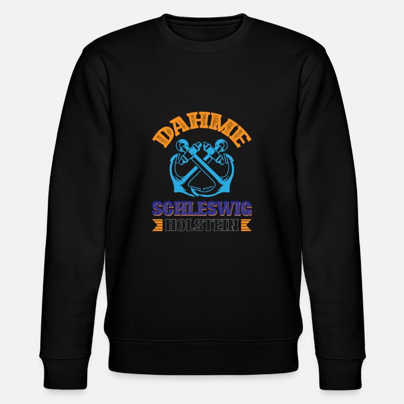Dahme Schleswig-holstein - Stanley/Stella Unisex Bio-Sweatshirt CHANGER  - Schwarz