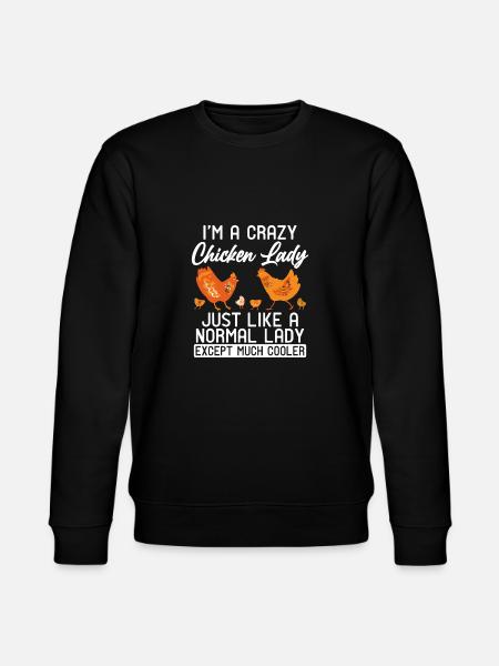 Chicken Gifts Chicken Owner - Stanley/Stella CHANGER Unisex Organic Sweatshirt - black