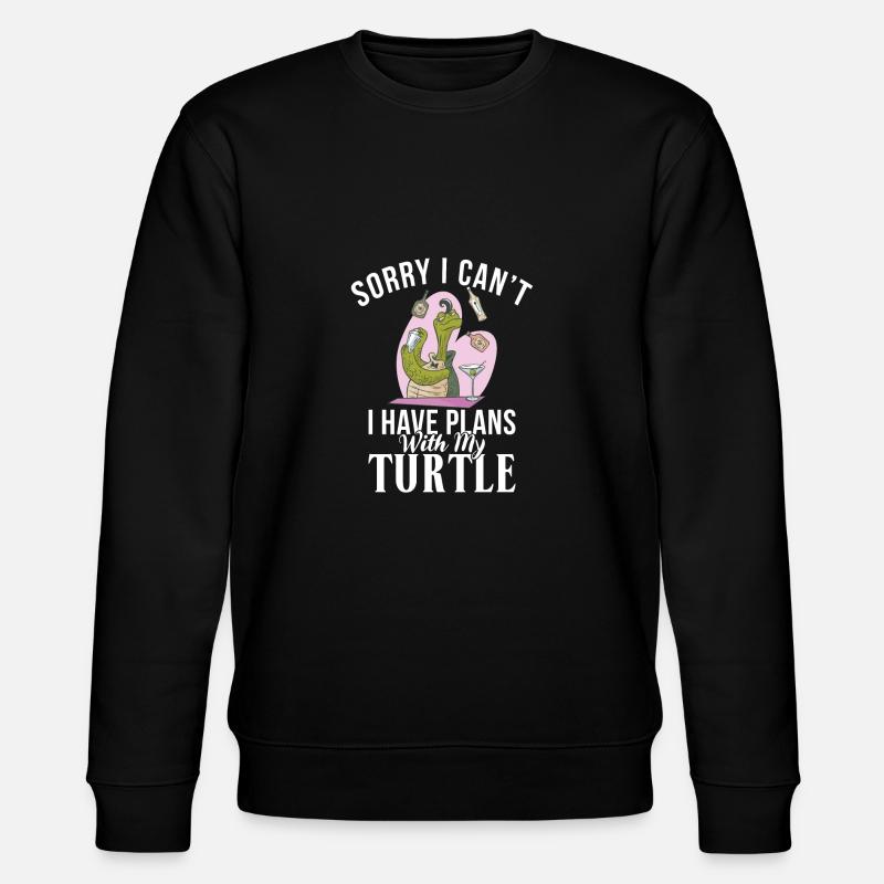 Turtle Owner Gift Turtle Lover - Sweat bio CHANGER Stanley/Stella Unisexe - noir
