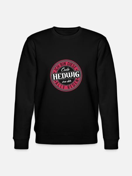 Hedwig Geschenkidee Geschenk Geburtstag - Stanley/Stella Unisex Bio-Sweatshirt CHANGER - Schwarz