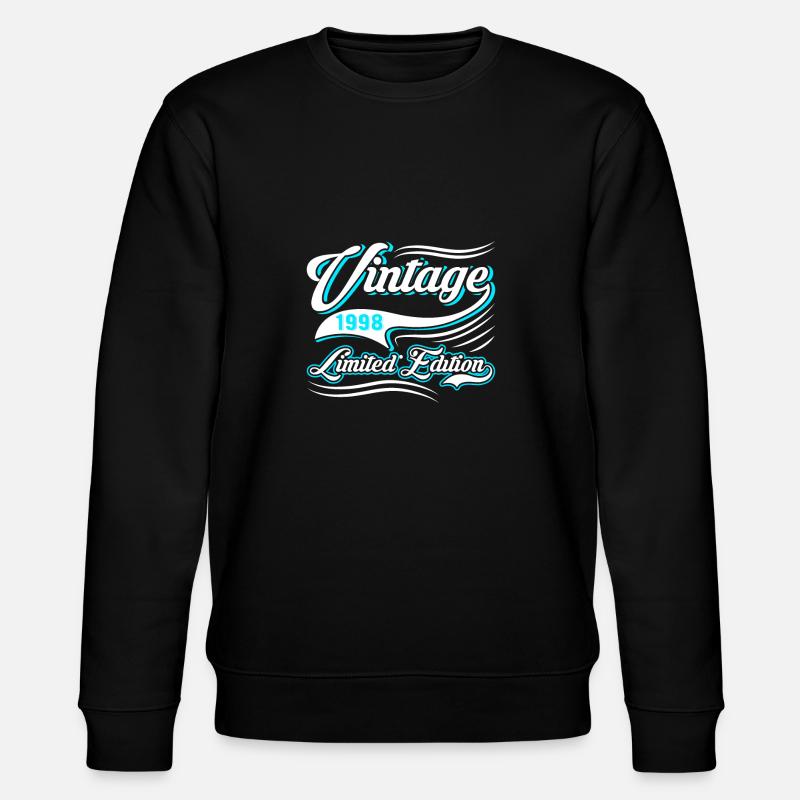 Edition Limitée Millésime 1998 - Sweat bio CHANGER Stanley/Stella Unisexe - noir