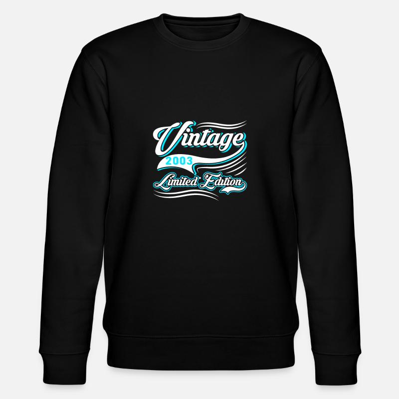 Edition Limitée 2003 Millésime - Sweat bio CHANGER Stanley/Stella Unisexe - noir