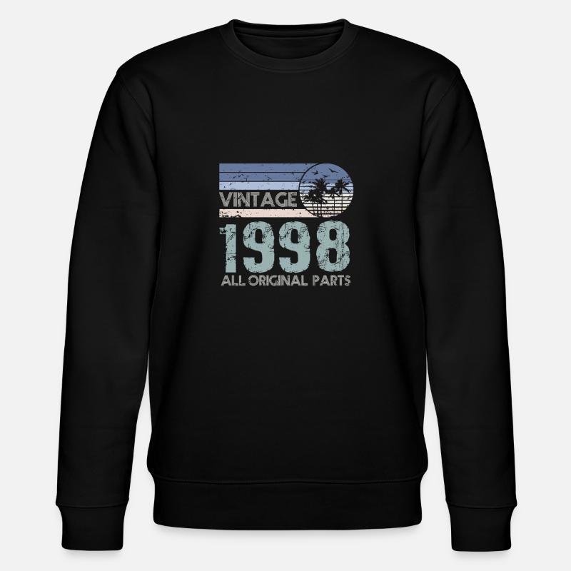 Edition Limitée Millésime 1998 - Sweat bio CHANGER Stanley/Stella Unisexe - noir