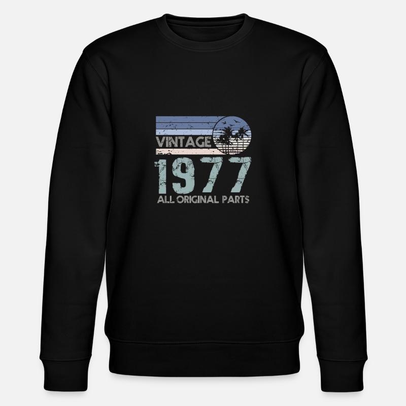 Edition Limitée 1977 Millésime - Sweat bio CHANGER Stanley/Stella Unisexe - noir