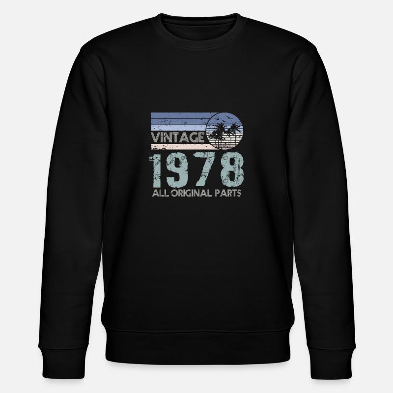 Edition Limitée 1978 Millésime - Sweat bio CHANGER Stanley/Stella Unisexe - noir