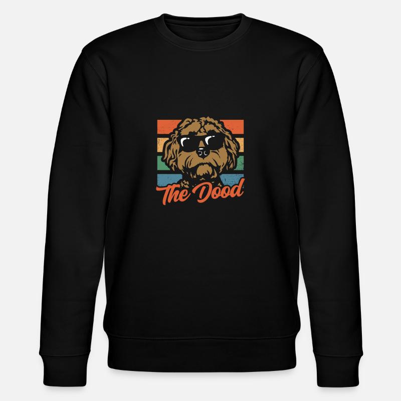 Der Dood Doodle Labradoodle Goldendoodle - Stanley/Stella Unisex Bio-Sweatshirt CHANGER  - Schwarz