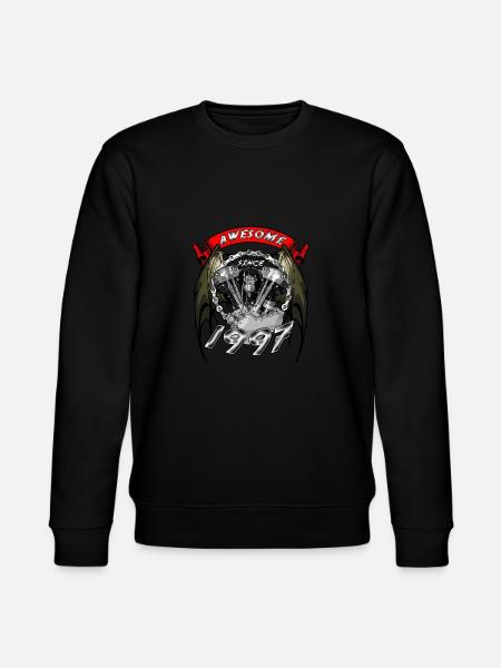 Awesome since 1997, biker's birthday - Stanley/Stella CHANGER Unisex Organic Sweatshirt - black