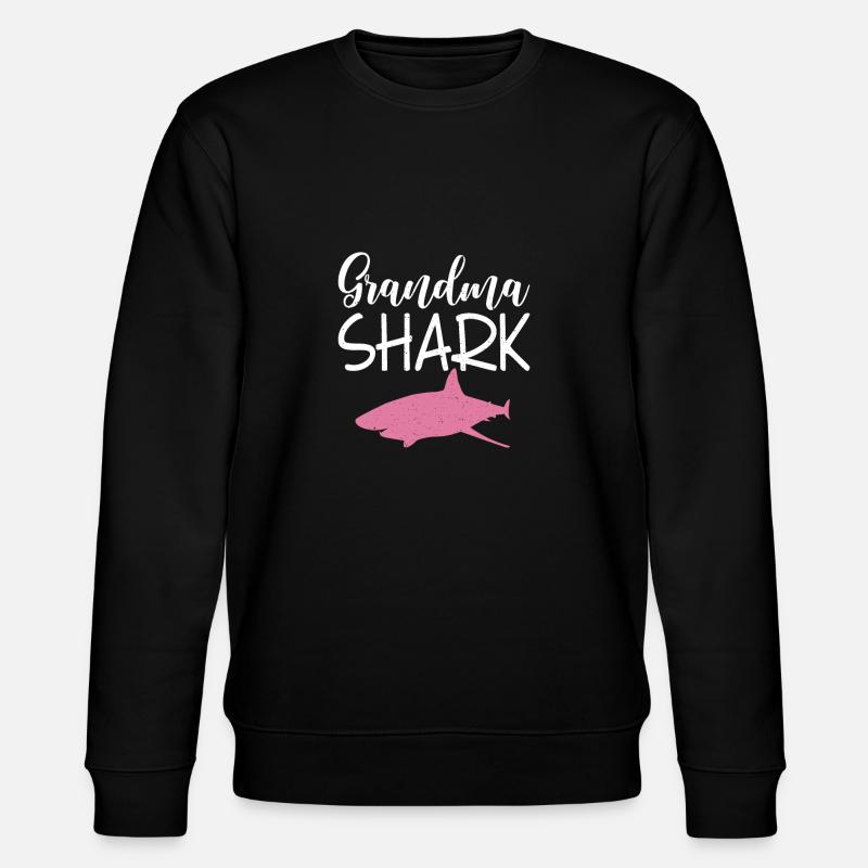Shark Gift Shark Lover - Stanley/Stella CHANGER Unisex Organic Sweatshirt - black