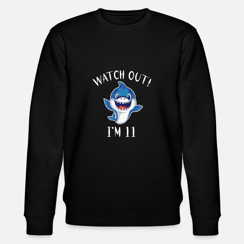 Shark Gift Shark Lover - Stanley/Stella CHANGER Unisex Organic Sweatshirt - black