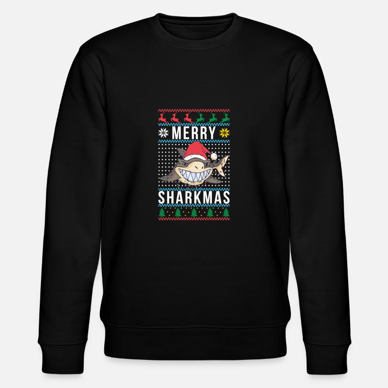 Hai Geschenk Hai Liebhaber - Stanley/Stella Unisex Bio-Sweatshirt CHANGER - Schwarz