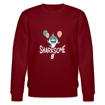 Cadeau de requin Amoureux des requins - Sweat bio CHANGER Stanley/Stella Unisexe - bordeaux - Devant - Nik (191cm) & Marisol (170cm)