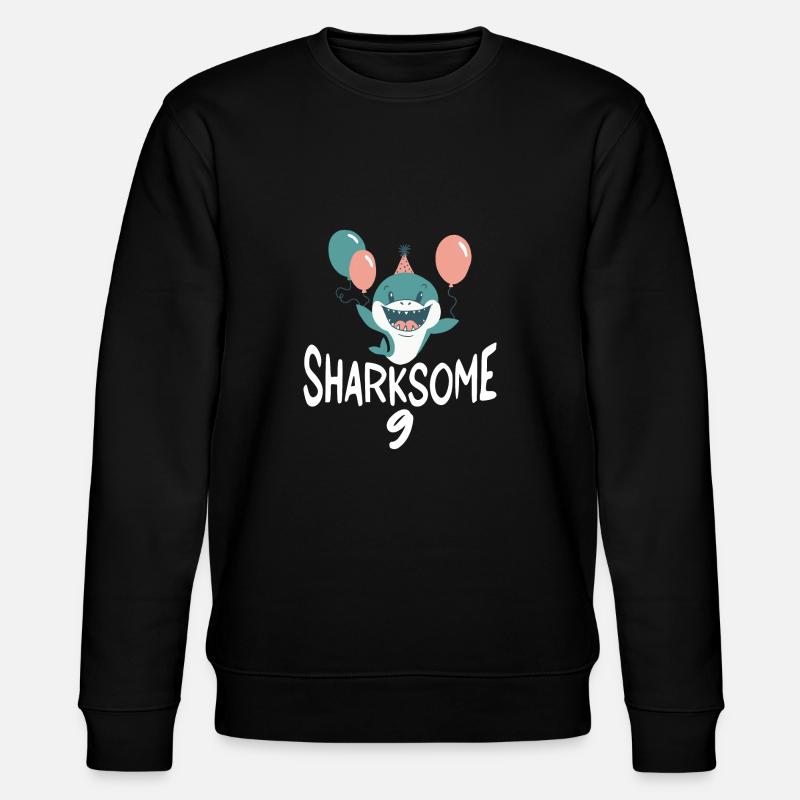 Shark Gift Shark Lover - Stanley/Stella CHANGER Unisex Organic Sweatshirt - black
