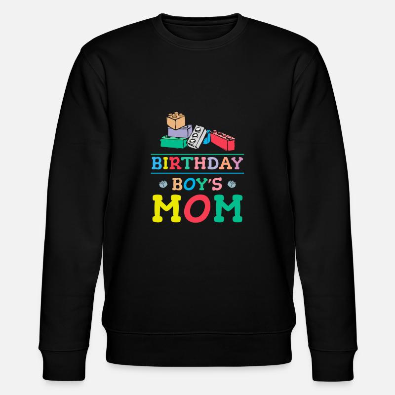 Mère du garçon d’anniversaire Bauklötze - Sweat bio CHANGER Stanley/Stella Unisexe - noir