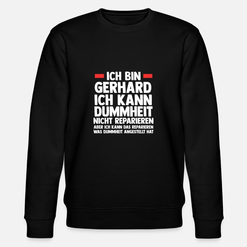 Gerhard - Stanley/Stella Unisex Bio-Sweatshirt CHANGER - Schwarz