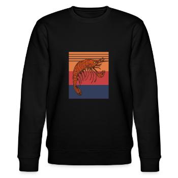 Retro Vintage Pistol Shrimp Collector Designs - Sweat bio CHANGER Stanley/Stella Unisexe - noir - Devant - Nik (191cm) & Marisol (170cm)