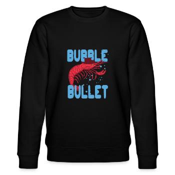 Bubble Bullet Retro Funny Pistol Shrimp Designs - Sweat bio CHANGER Stanley/Stella Unisexe - noir - Devant - Nik (191cm) & Marisol (170cm)