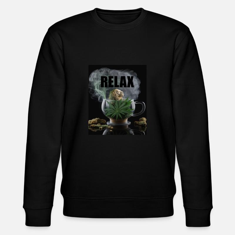 Cadeau Cannabis Relax - Sweat bio CHANGER Stanley/Stella Unisexe - noir