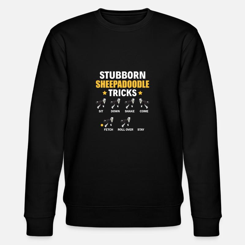 Sheepadoodle Doodle Chien - Sweat bio CHANGER Stanley/Stella Unisexe - noir