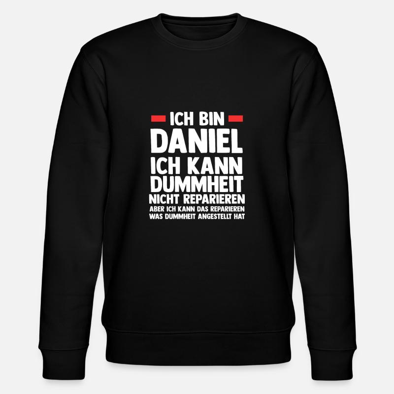 Daniel - Stanley/Stella Unisex Bio-Sweatshirt CHANGER  - Schwarz