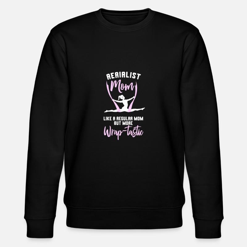 Luftakrobatik Seidentücher Tänzer - Stanley/Stella Unisex Bio-Sweatshirt CHANGER  - Schwarz