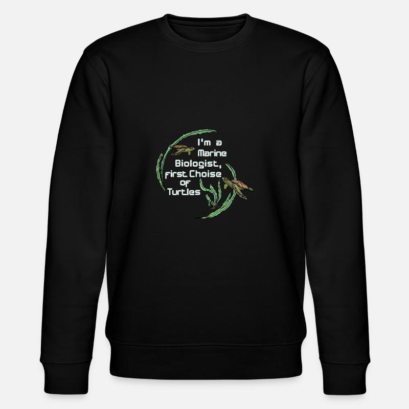 Biologiste marin Plongée tortue - Sweat bio CHANGER Stanley/Stella Unisexe - noir