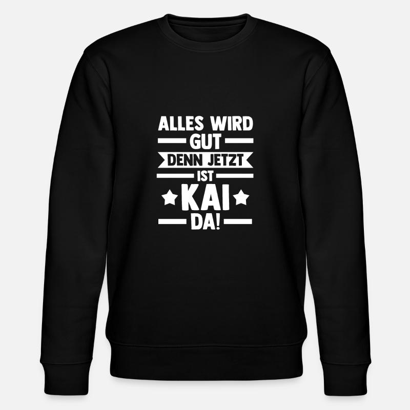 Kai - Stanley/Stella Unisex Bio-Sweatshirt CHANGER  - Schwarz