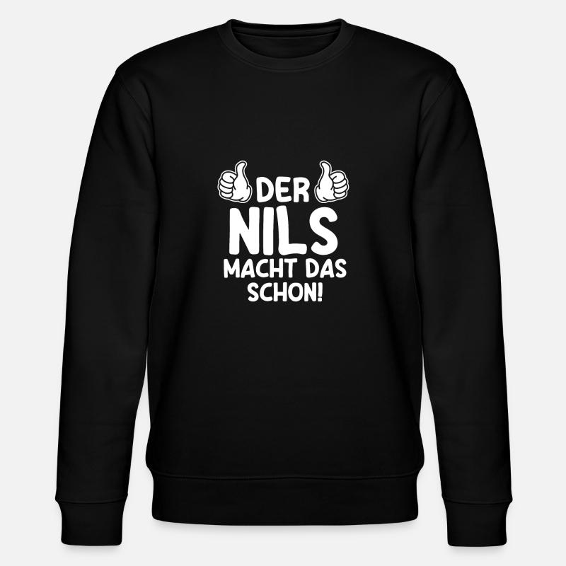 Nils - Stanley/Stella Unisex Bio-Sweatshirt CHANGER  - Schwarz