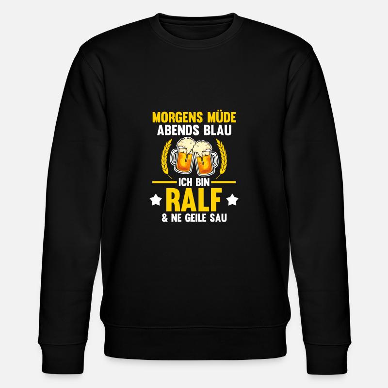 Ralf - Stanley/Stella Unisex Bio-Sweatshirt CHANGER  - Schwarz