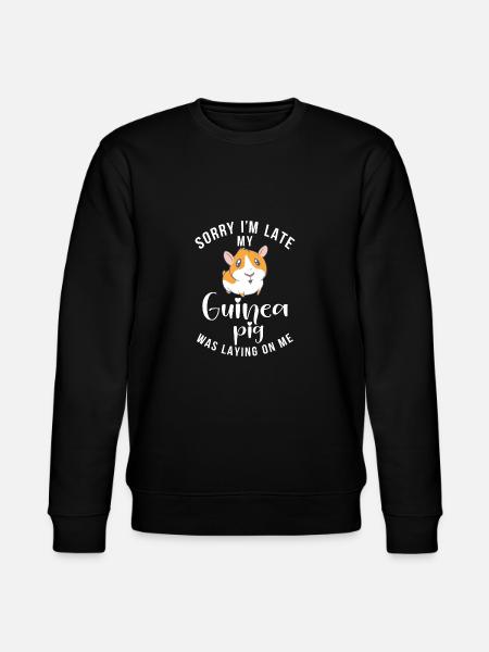 Cadeau mignon cochon d’Inde - Sweat bio CHANGER Stanley/Stella Unisexe - noir