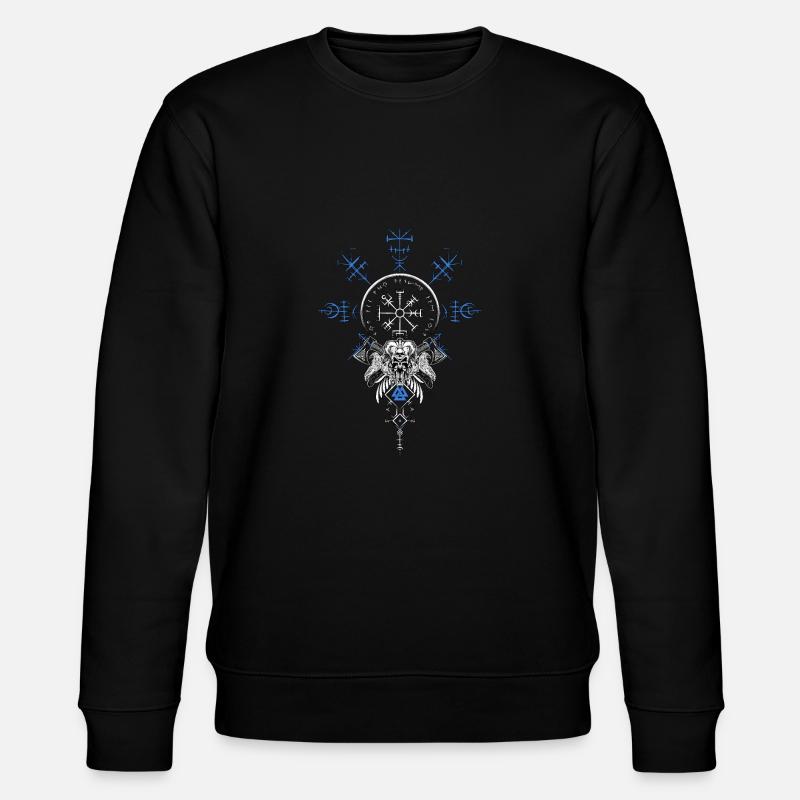 Celtic Vikinger Vegvisir compas Vikings - Sweat bio CHANGER Stanley/Stella Unisexe - noir