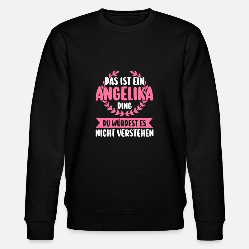 Angelika - Stanley/Stella Unisex Bio-Sweatshirt CHANGER  - Schwarz