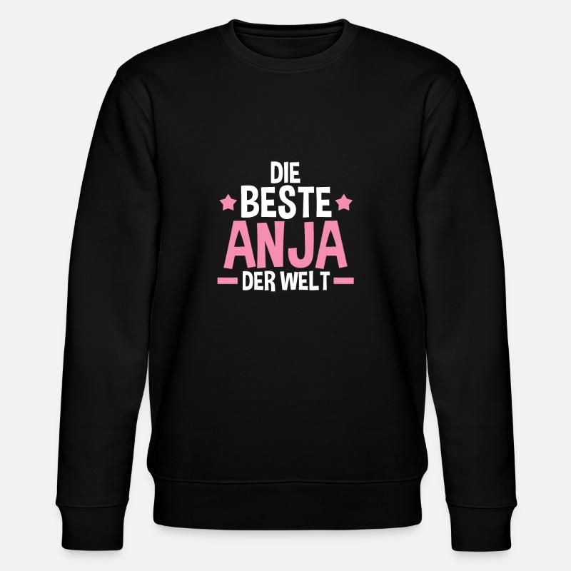 Anja - Stanley/Stella Unisex Bio-Sweatshirt CHANGER  - Schwarz
