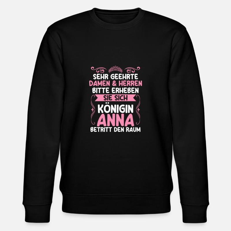 Anna - Stanley/Stella Unisex Bio-Sweatshirt CHANGER  - Schwarz