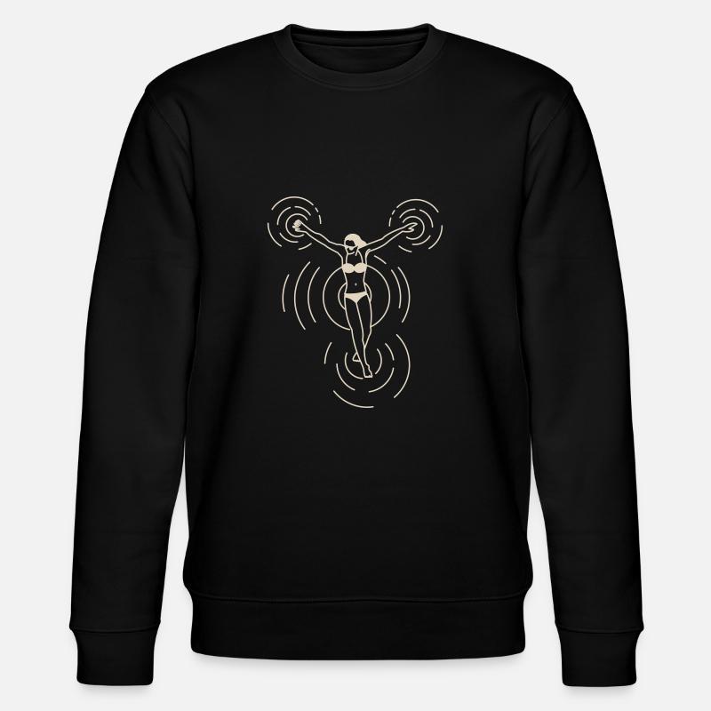 Religion Sonne und Strand - Stanley/Stella Unisex Bio-Sweatshirt CHANGER  - Schwarz