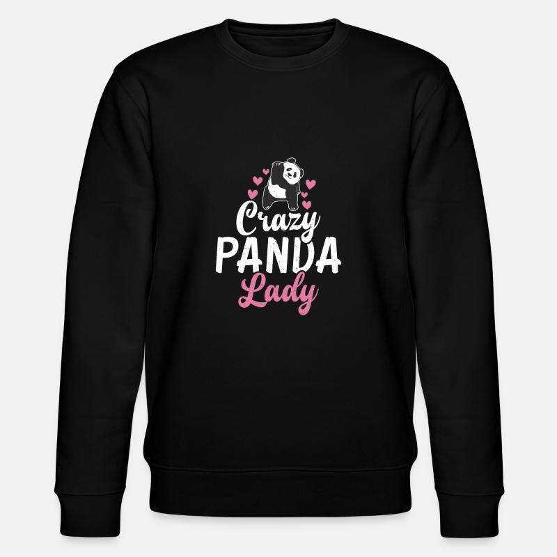 Panda Cadeaux Panda Lover - Sweat bio CHANGER Stanley/Stella Unisexe - noir