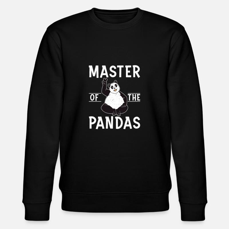 Panda Cadeaux Panda Lover - Sweat bio CHANGER Stanley/Stella Unisexe - noir